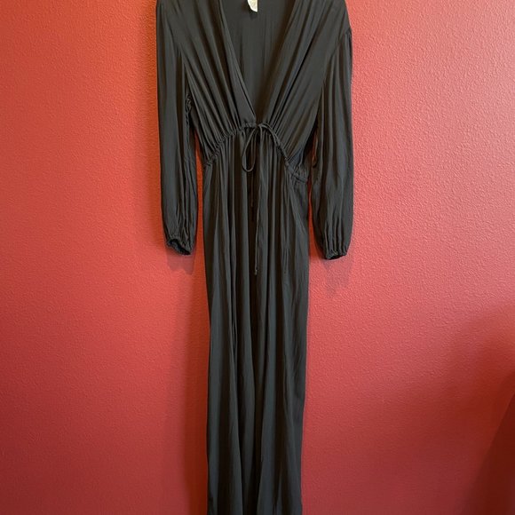 Novella Royale Black Caftan Maxi Dress- Size Small - Picture 6 of 6